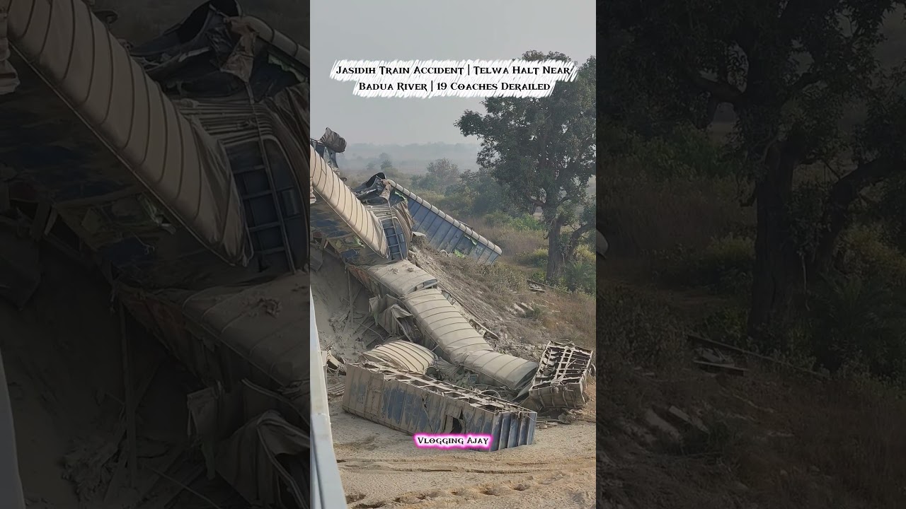 Howrah&ndash;Kiul Route Accident 🚨 | Jasidih Telwa Halt Train News