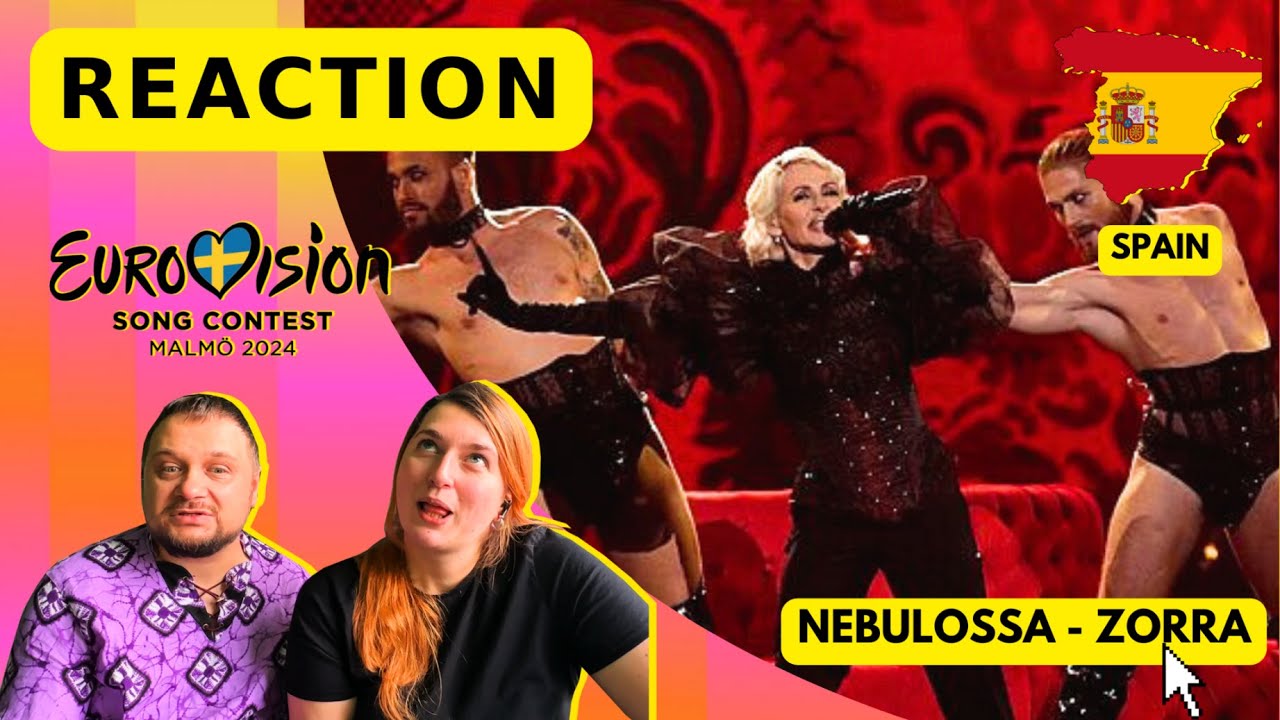 🔊 Реакція на Nebulossa - 'Zorra' - Spain 🇪🇸 | Eurovision 2024