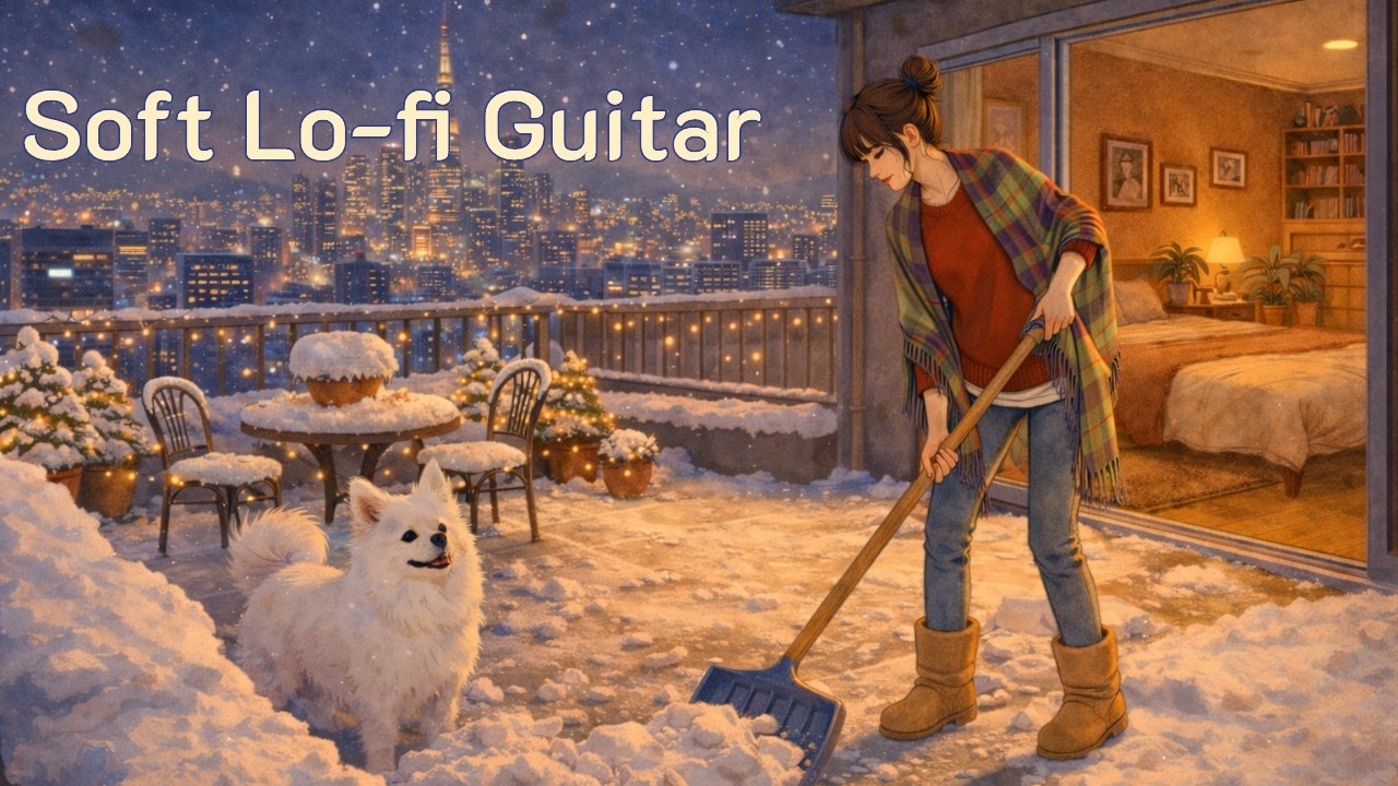 Calm Classical Guitar Lo-fi  (1 hour)