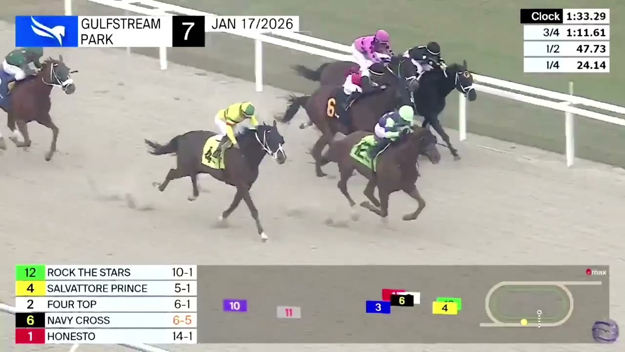 Resumen Gulfstream Park | Sabado 17 de Enero 2026