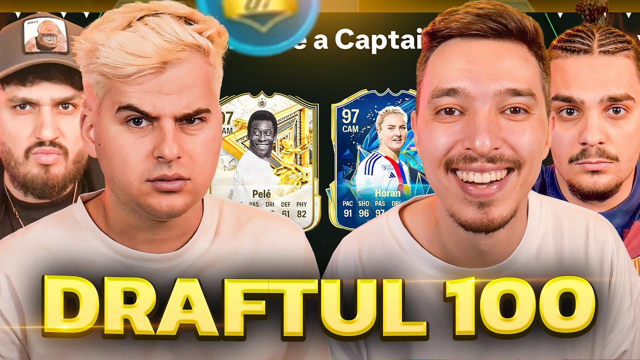 CATERINCA GENERALA SI FOARFECA SERIEI IN DRAFTUL 100 CU ZBIR, EDI VASILE SI DRAQU LA EA FC 25 !!!
