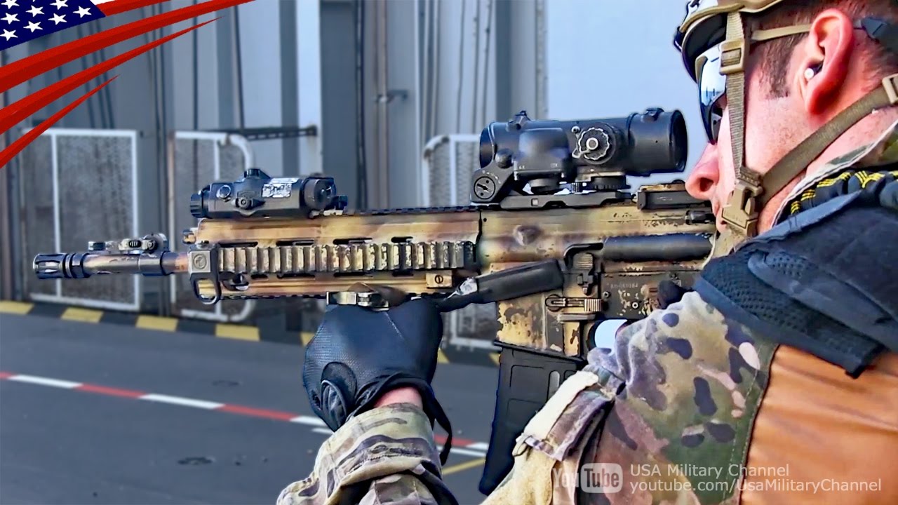 HK416, FA-MAS, グロック17・仏海軍コマンドー(特殊部隊)&米海兵隊の訓練