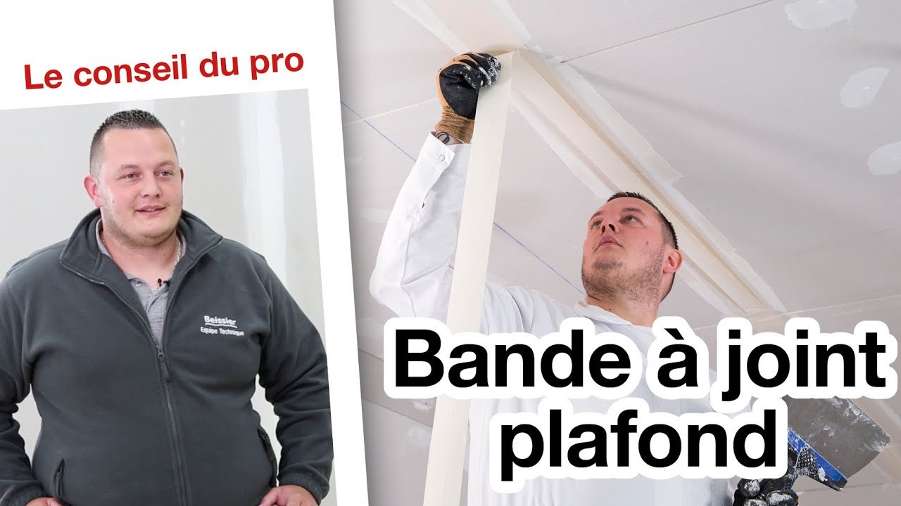 Comment poser une bande à joint au plafond ? | Le conseil du pro
