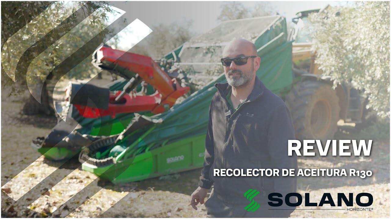 RICARDO NEVADO Y SU RECOLECTOR DE ACEITUNA R130 SOLANO HORIZONTE
