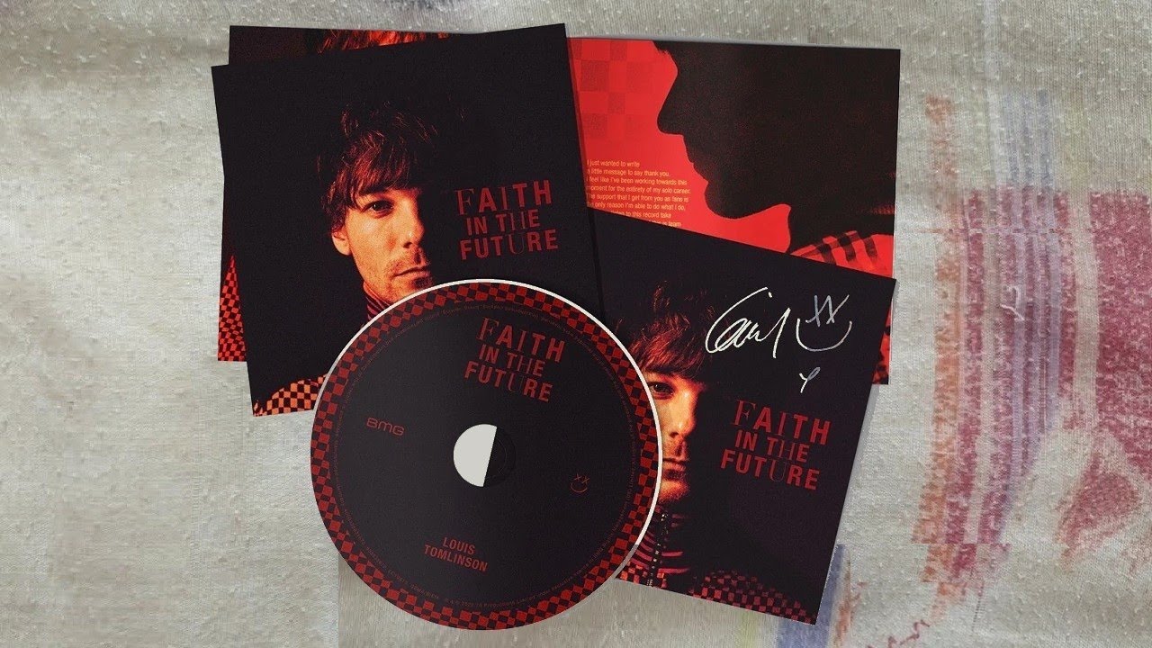 Louis Tomlinson - Faith In The Future (Signed Edition) CD UNBOXING
