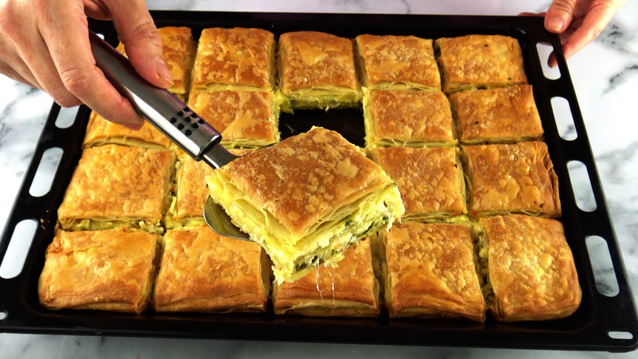 BU BÖREK GÜNLERCE BAYATLAMIYOR ‼️ NISASTALI PEYNIRLI KURU BÖREK TARIFI 📌📌PAPATYA MUTFAGIM 🌺#börek 
