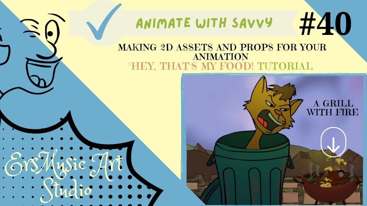 How to Start Making Your Own Animations  | Making 2D Assets and Props for your animation!