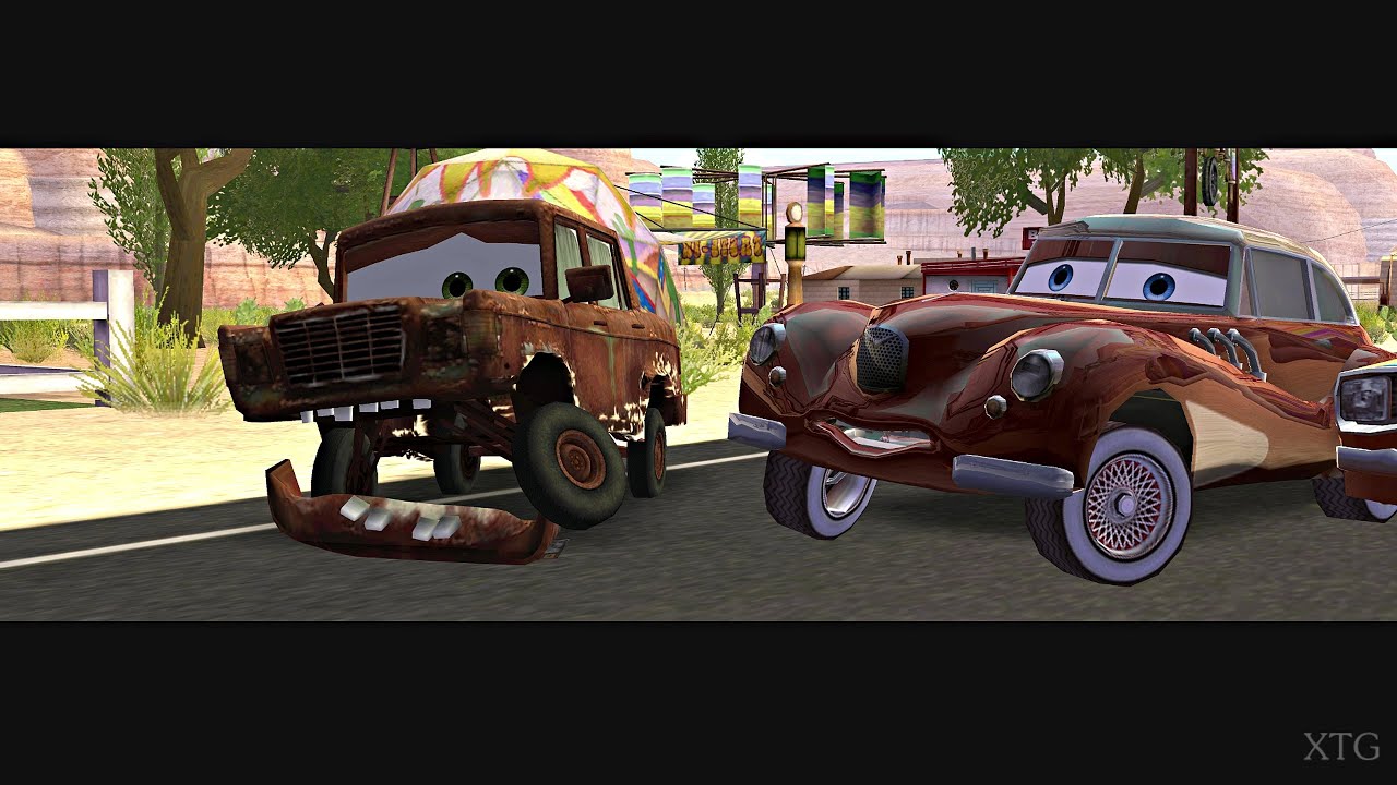 Cars Mater-National Championship - Radiator Springs Circuit PS2 Gameplay HD (PCSX2)