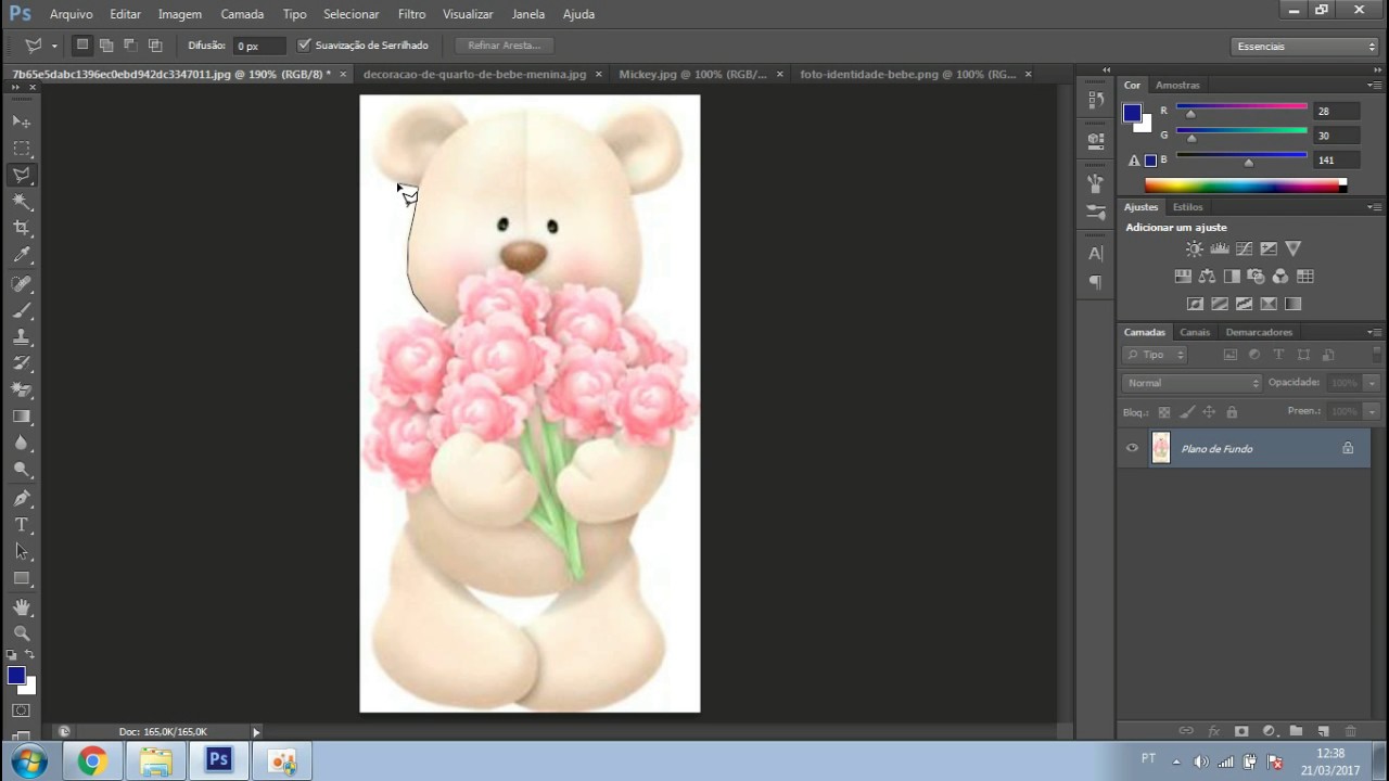 Como tirar o fundo de uma imagem no Photoshop CS6