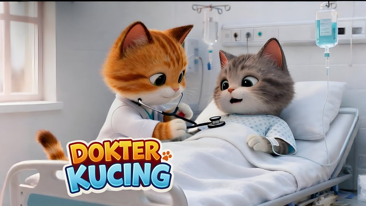 Dokter Kucing 🐱 | Lagu Anak Anak Indonesia | Lagu Kucing Lucu & Edukatif