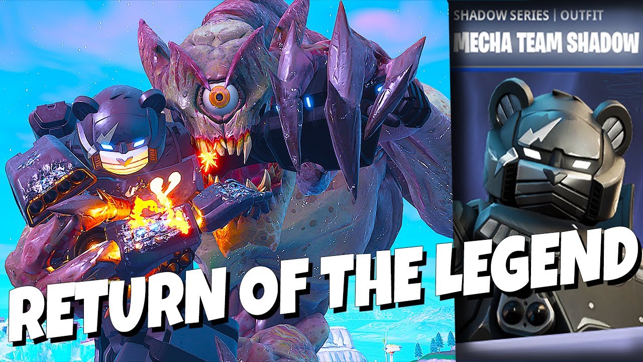 MONSTER vs. MECHA ROBOT: ⬛SHADOW ver. - Fortnite The Final Showdown Event remaster