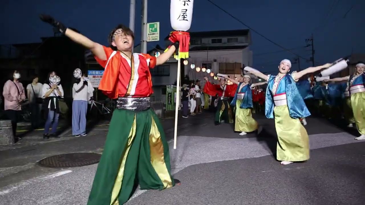 祭屋よさこい踊り子隊  安芸納涼市民祭2025  雀橋会場　8.2(土)  よさこい踊り