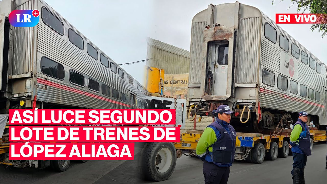 🔴Así luce segundo lote de trenes de López Aliaga | #EnVivoLR