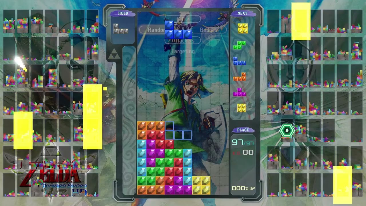 Tetris 99 Double Quick Chill