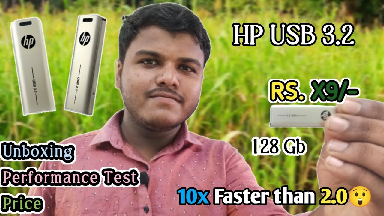 Rs.X9 Ultra Speed hp USB 3.2 pendrive 128Gb in Tamil | Performance Test and Price | Kavin Tech Tube