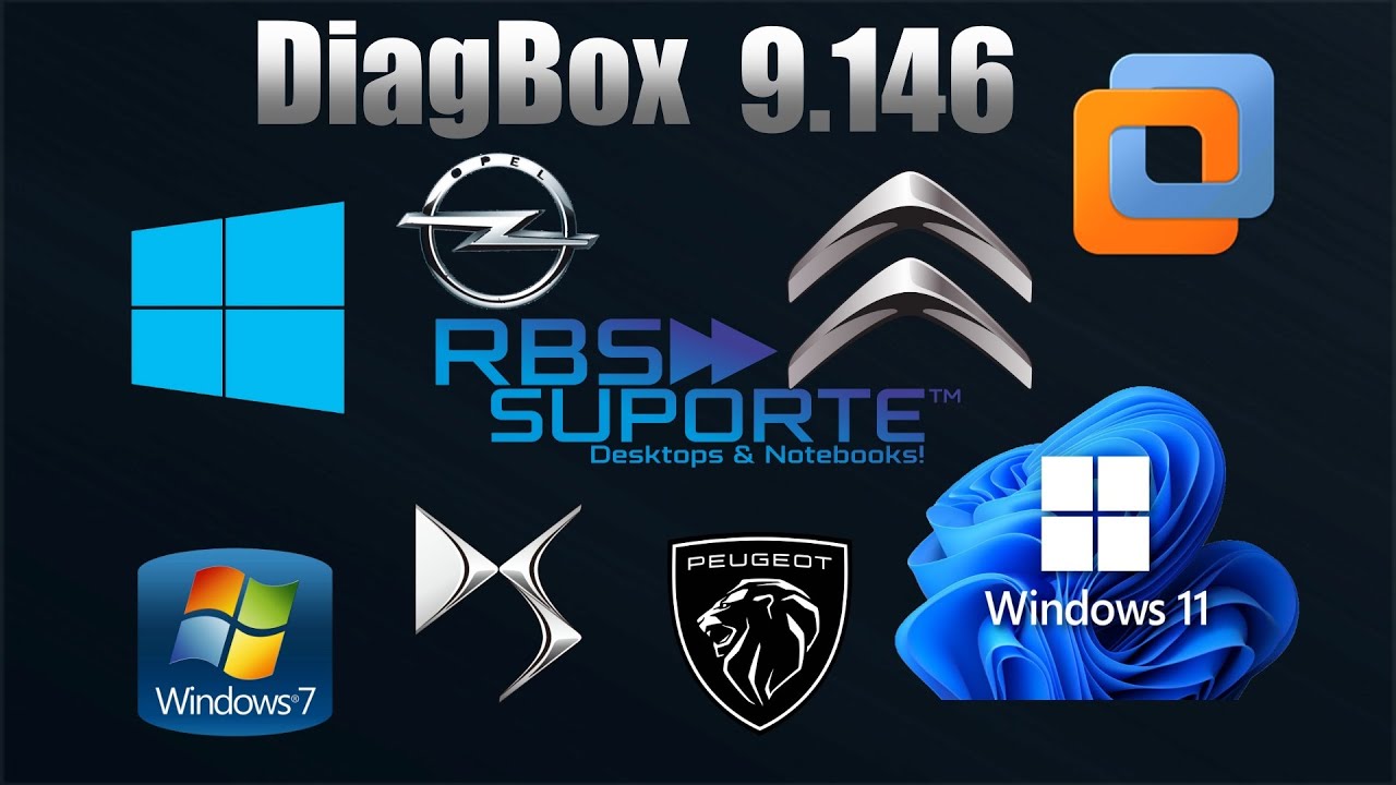 DiagBox 9.146 | Windows 7 SP1 x64 [VmWare 15.x / 16.x & 17.x]