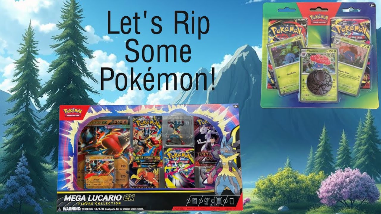 Mega Lucario and 2 pack blister Rip! What will we find?