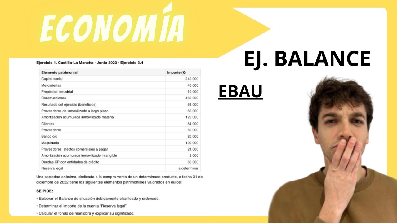 BALANCE PAU ECONOMÍA CASTILLA LA MANCHA. Paso a paso.