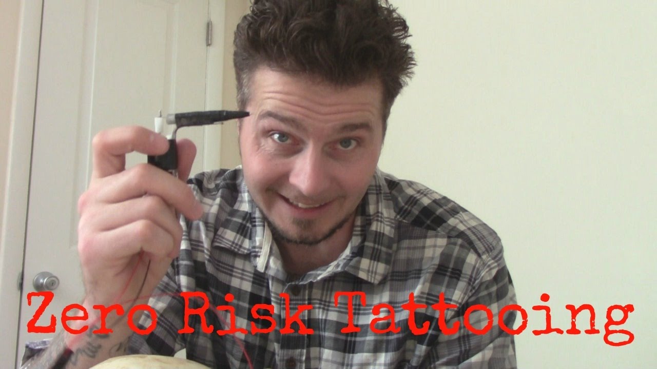 HOW TO LEARN TO TATTOO YOURSELF EASY!!!