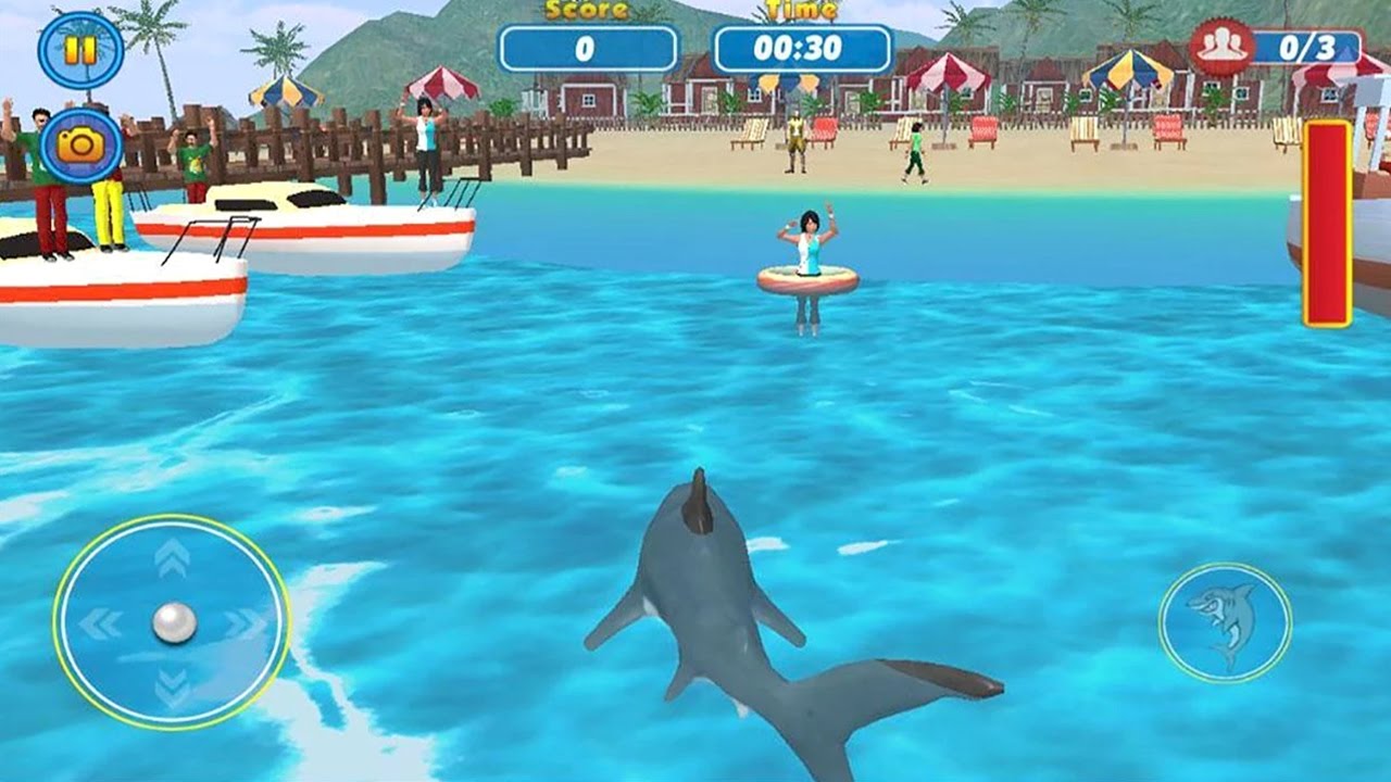 Shark Attack Wild Simulator (by Integer Games) Android Gameplay [HD]