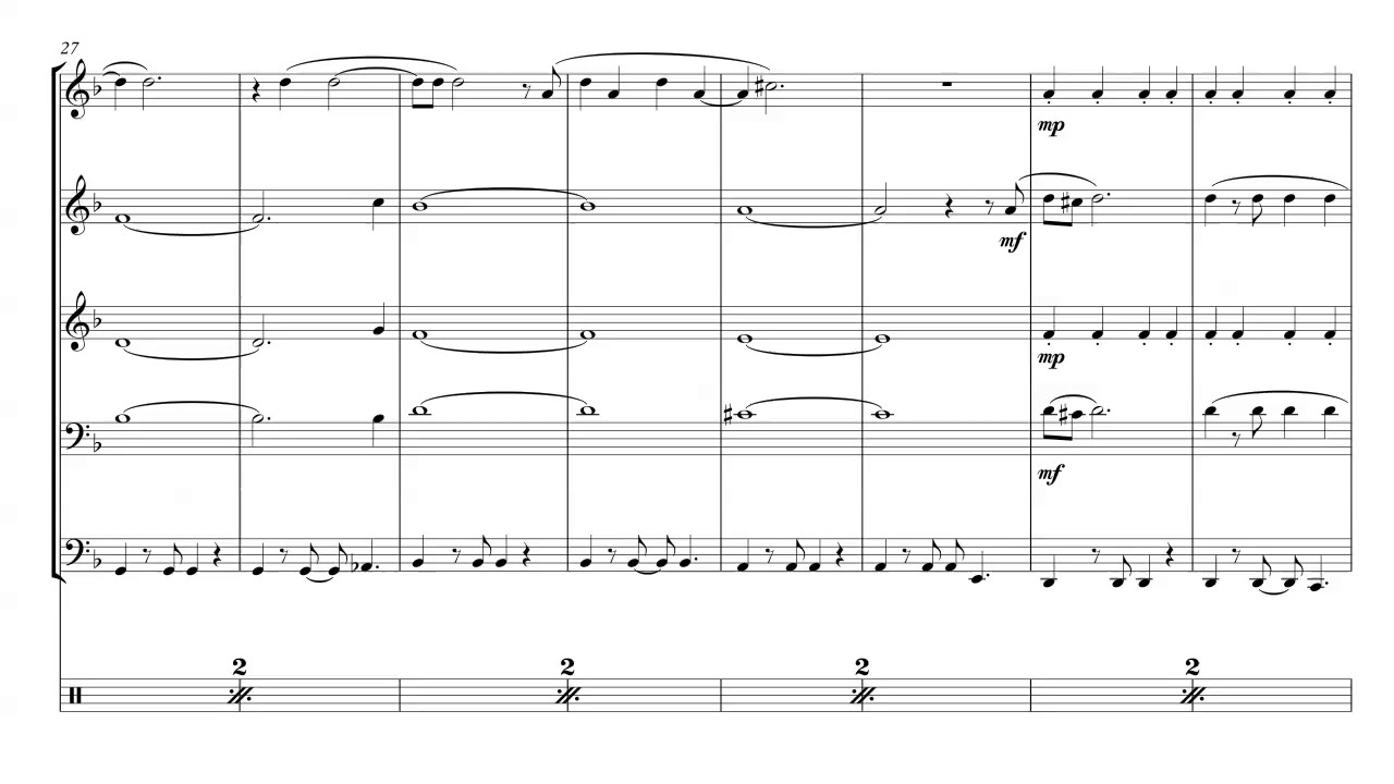 Back To Black - Brass Quintet
