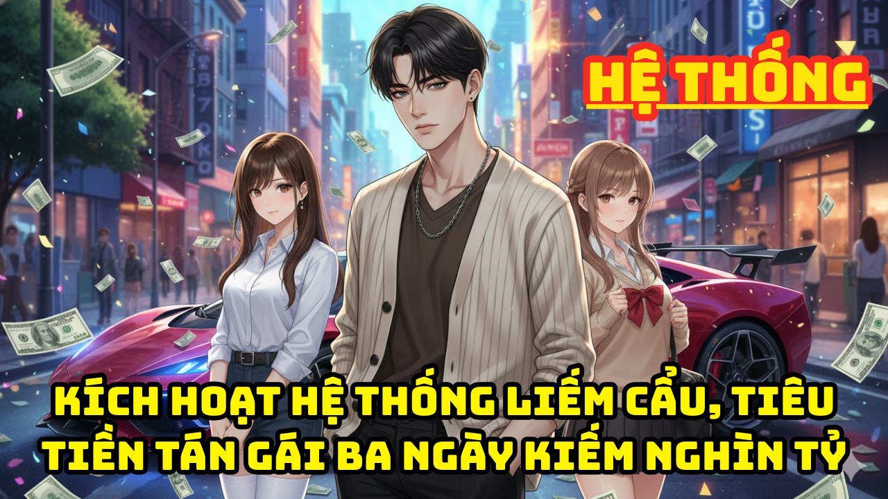 KÍCH HOẠT HỆ THỐNG LIẾM CẨU, TIÊU TIỀN TÁN GÁI BA NGÀY KIẾM NGHÌN TỶ