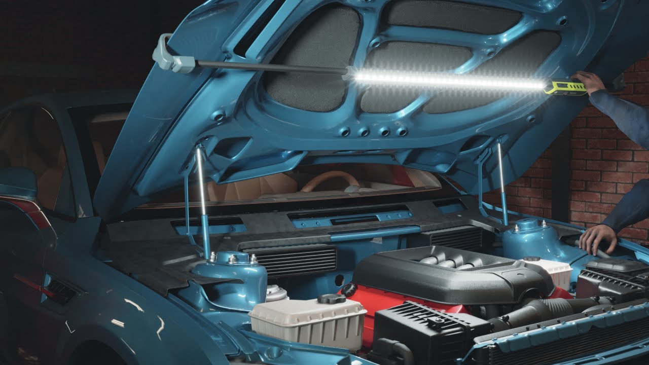 PHILIPS XPERION 6000 UNDER BONNET LIGHT - Extendable, powerful LED under-bonnet lamp