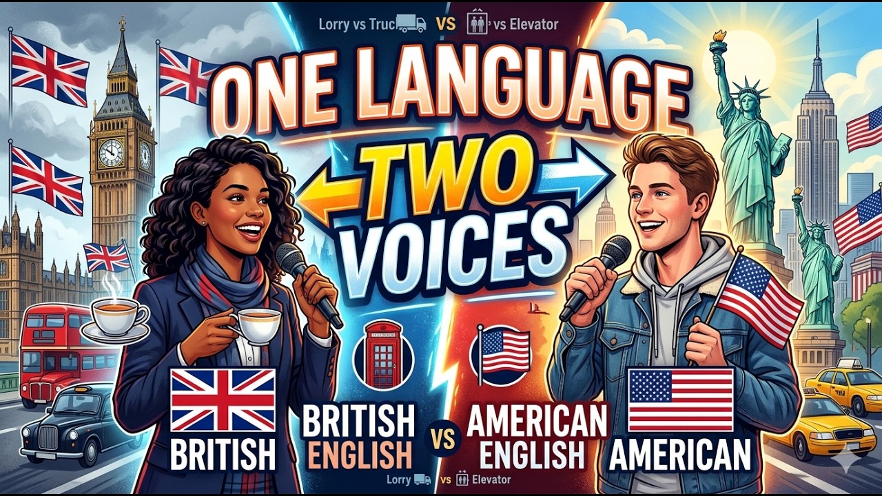 One Language, Two Voices: British and America English