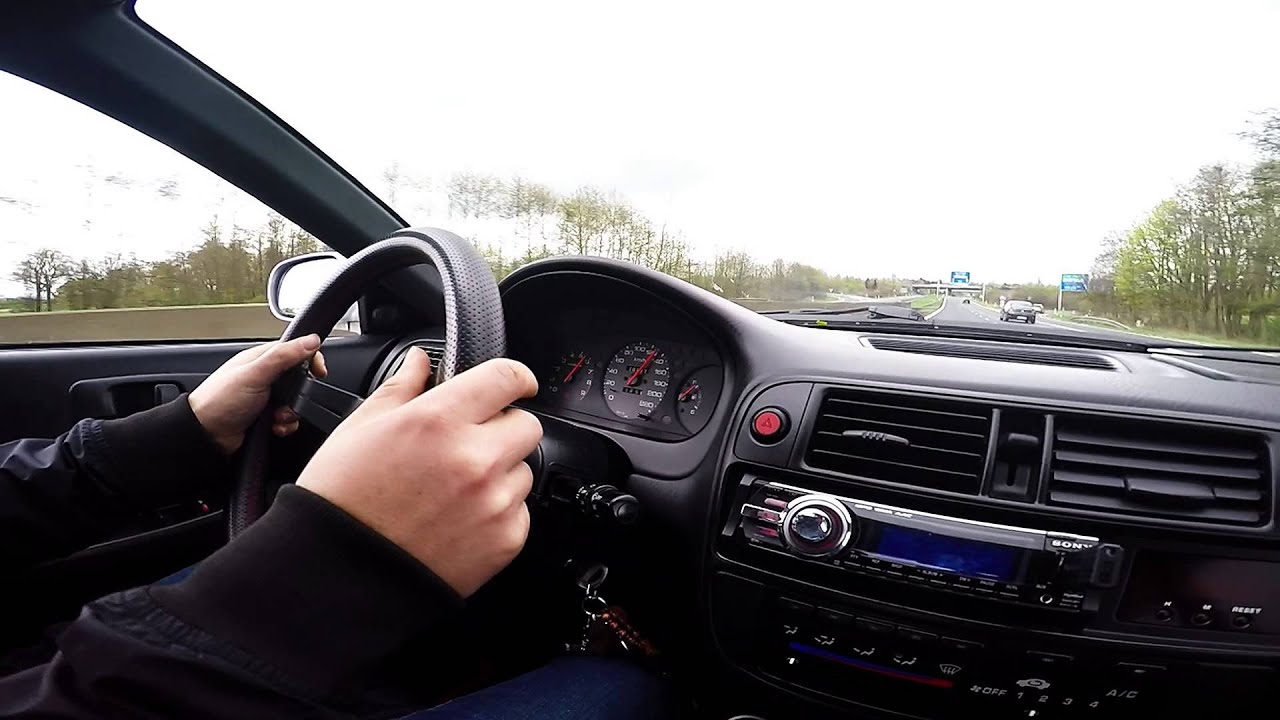 Honda civic EK4 w/ AMA exhaust Onboard