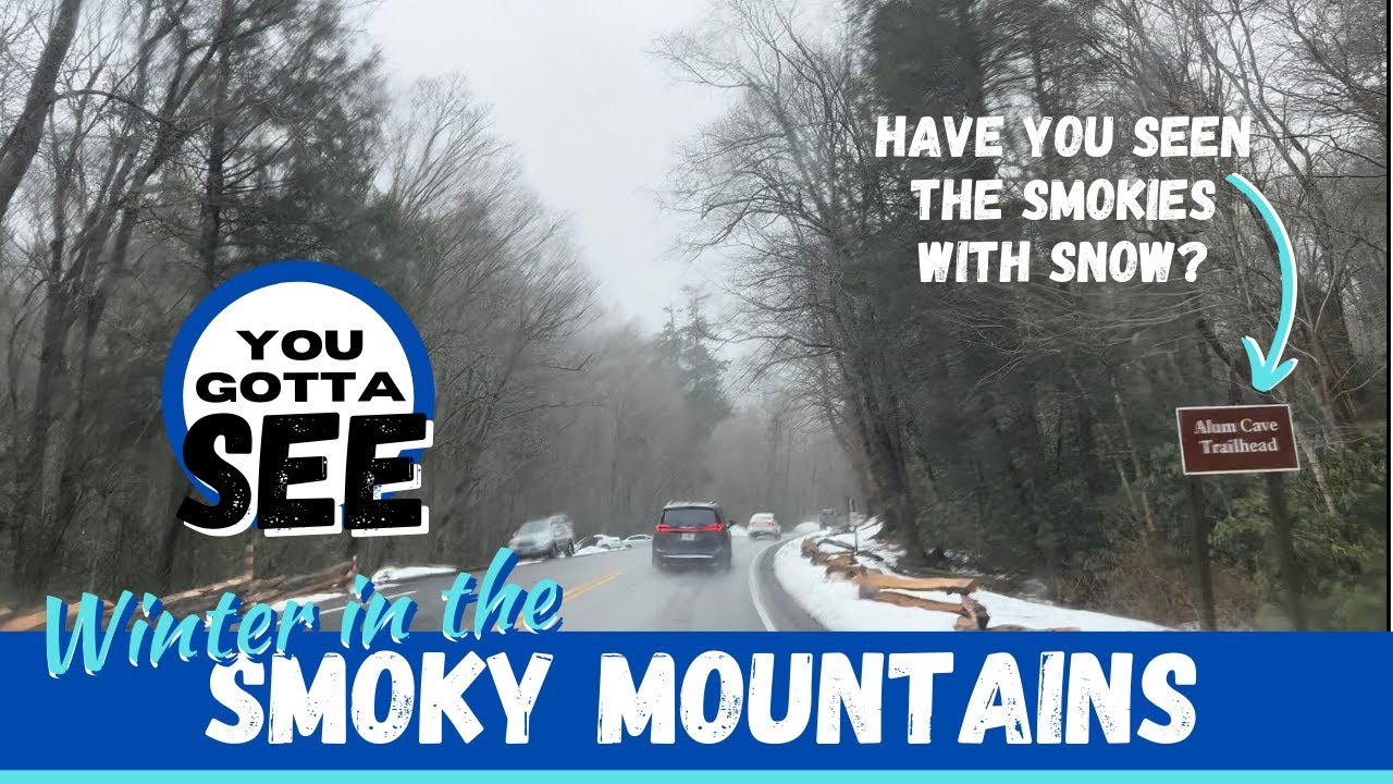 Volatile Smoky Mountain Winter Weather: driving in the Smoky Mountains in Winter! Newfound Gap Road