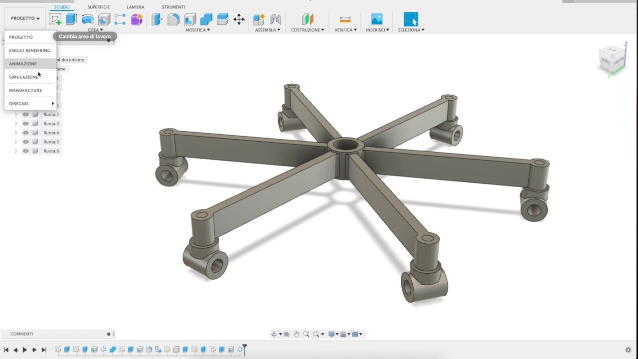 Fusion 360 Lezione 40 - FEM Analisi Simmetrica