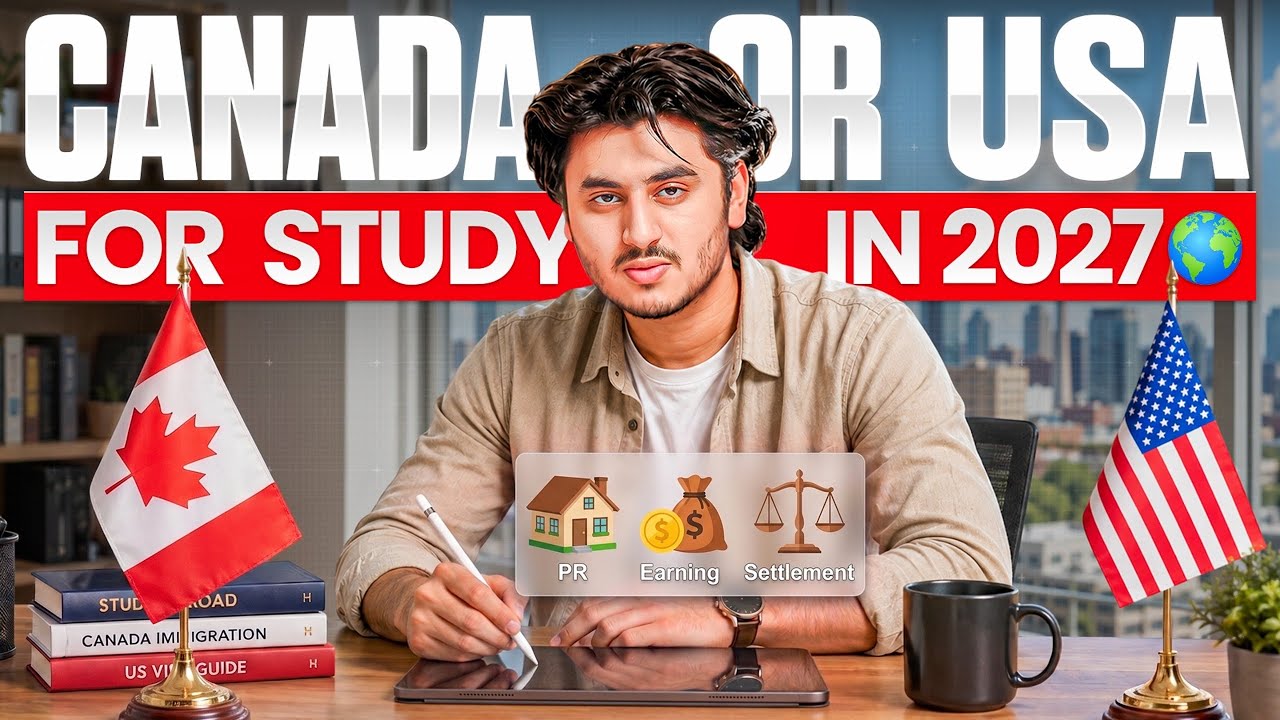 USA 🇺🇸 VS CANADA 🇨🇦 IN 2027 - Which Is BETTER for International Students? | Visa, PR & Earnings | 