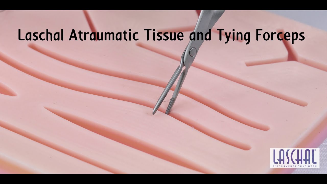 Atraumatic Tissue and Tying Forceps by Laschal Surgical Instruments
