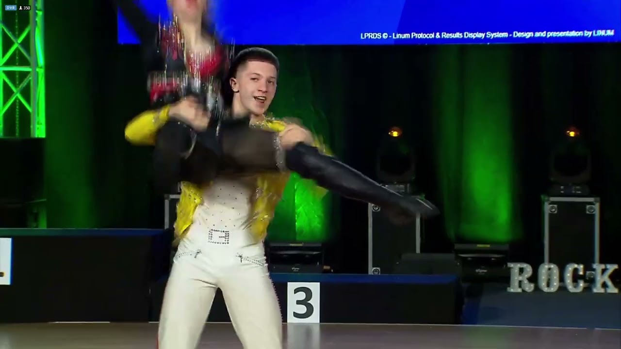 KAVERINA Yelyzaveta - TAHAIBAI Heorhii, Final Juniors Rock'n'Roll World Cup