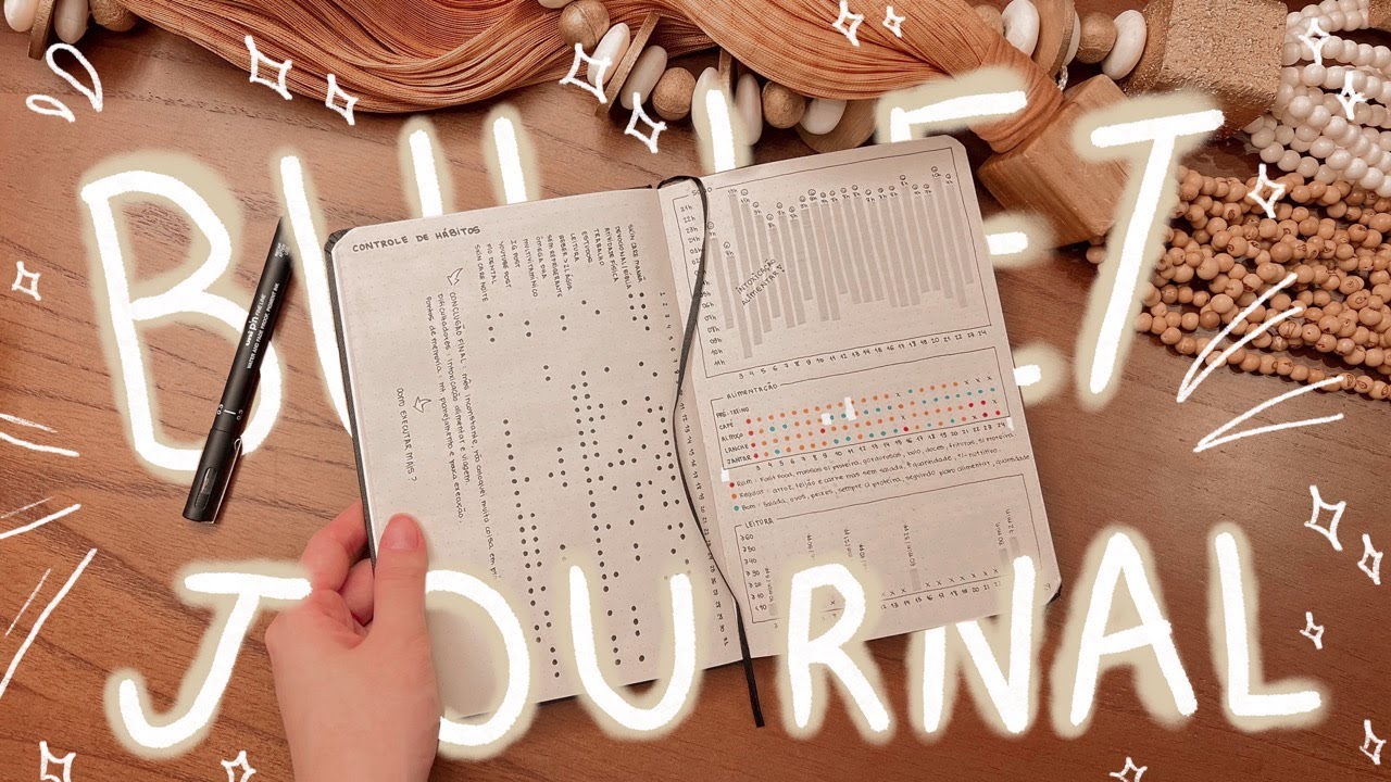 resolvi fazer um bullet journal e tô apaixonada
