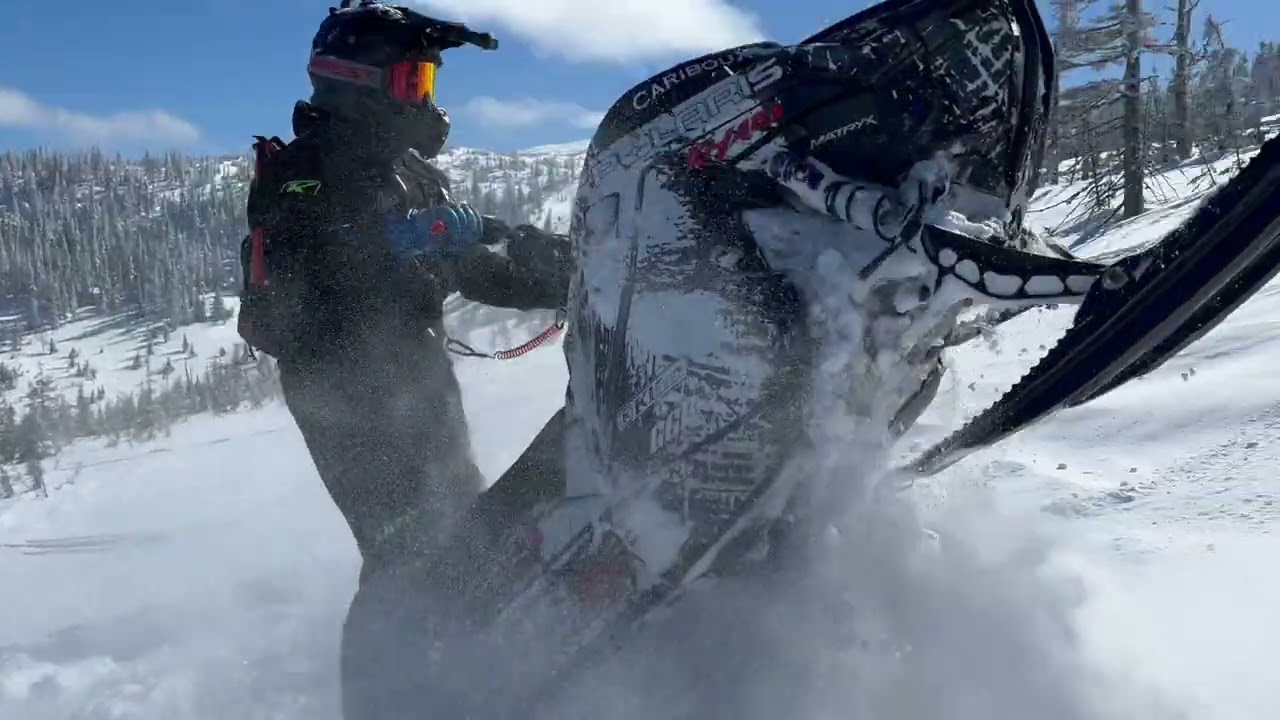 The best snowmobile crash of the season! Ep  49