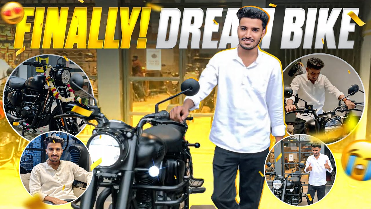 Classic 350 Stealth Black 2025 | Taking Delivery Of Classic 350 | Roya Enfield bullet -Dream Bike ✅ 