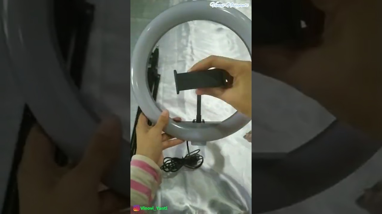 Tutorial Cara Memasang / Merakit Ringlight ke Tripod (Ringlight Tripod) #alatngonten #alatkonten