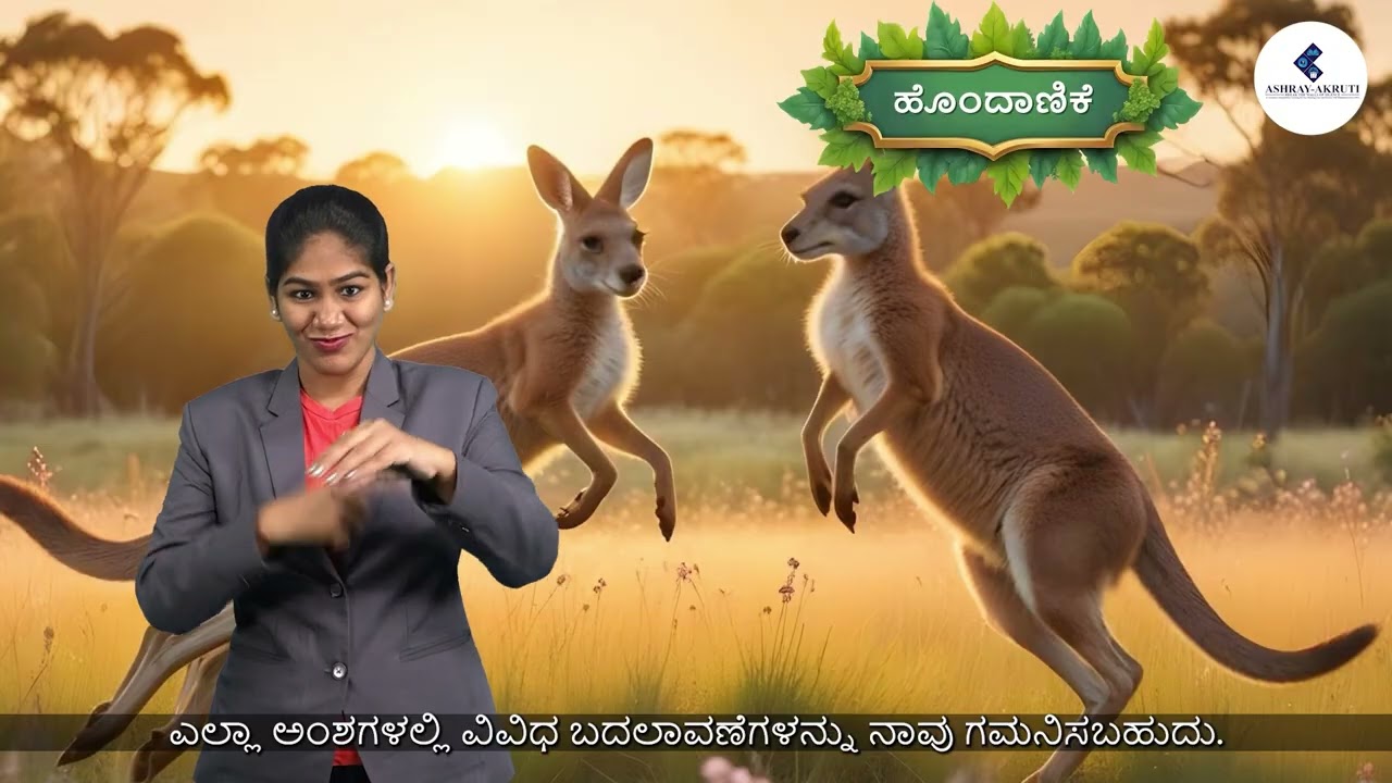7th General Science | Kannada | Weather Climate & AdaptationsP-4 | Lessons in Sign Language for H.I