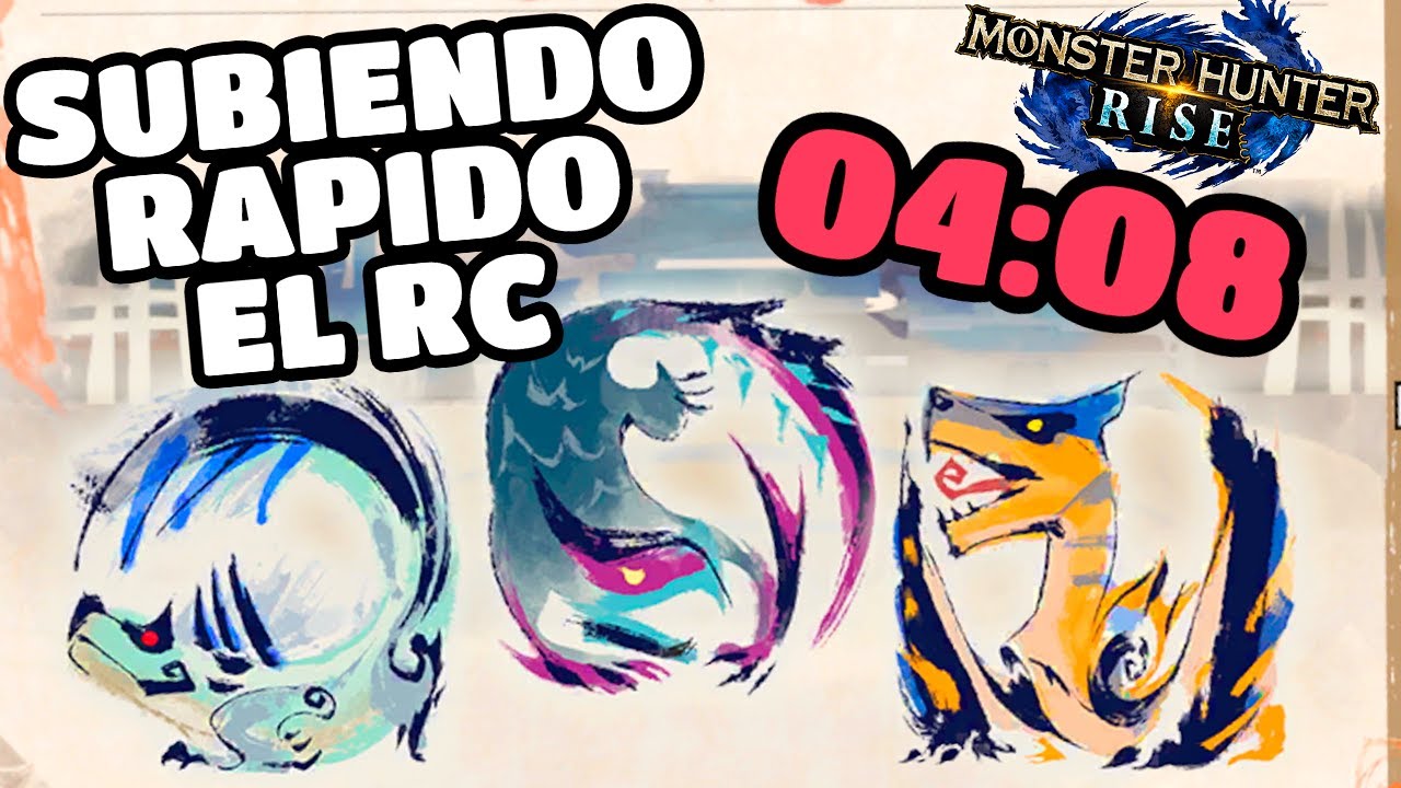 Tobi, Nargacuga y Tigrex - 04:08 (Subir RC rápido) | MH Rise