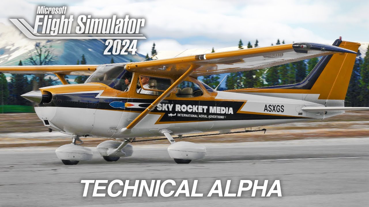 Beautiful Mountain Flight in Microsoft Flight Simulator 2024