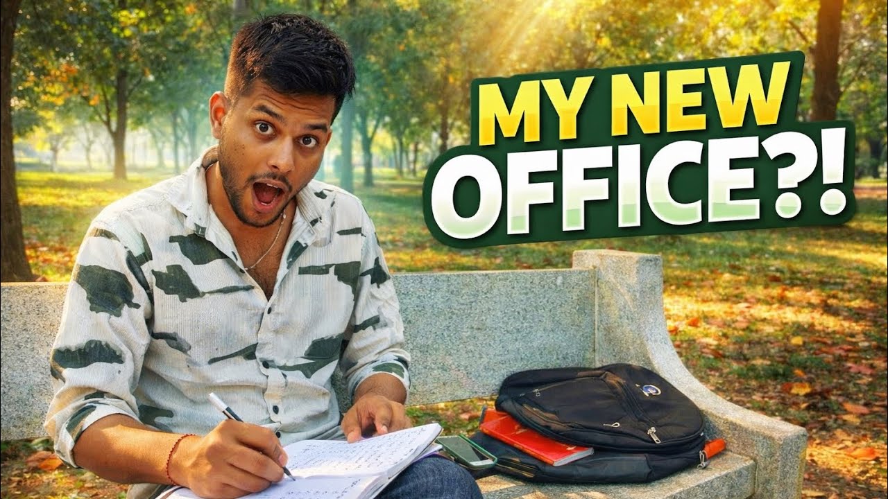 This Park Became My Office for a Day! 🌿💻#like #share #subscribe #comments #dailyvlog #workplace 
