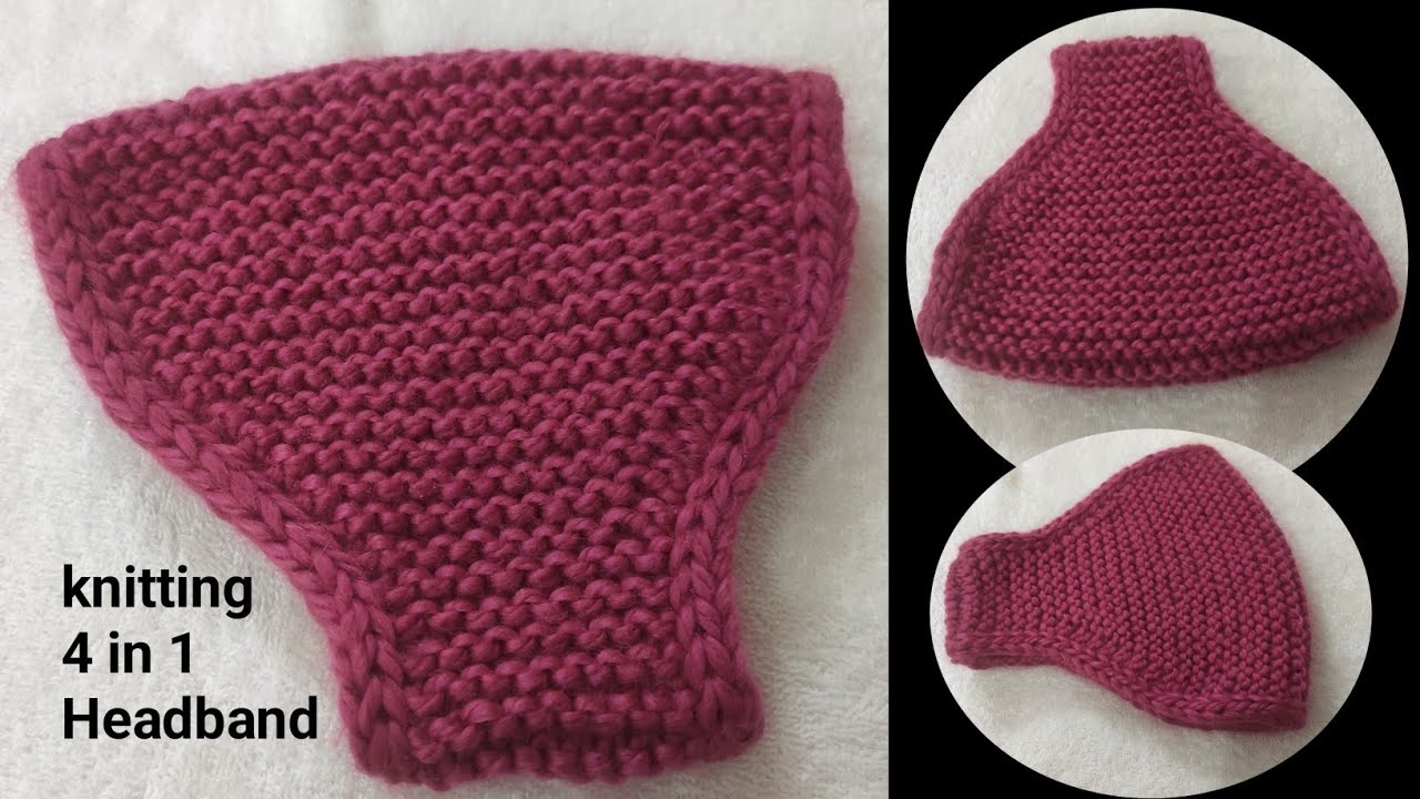 Knitting 3 in 1 Headband | Aarti's Creation #latest design #subtitles #auto dubbed