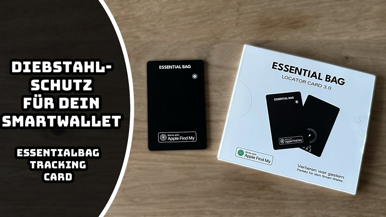 Essentialbag Tracker Karte im Test - Die beste AirTag Alternative für iOS & Android?