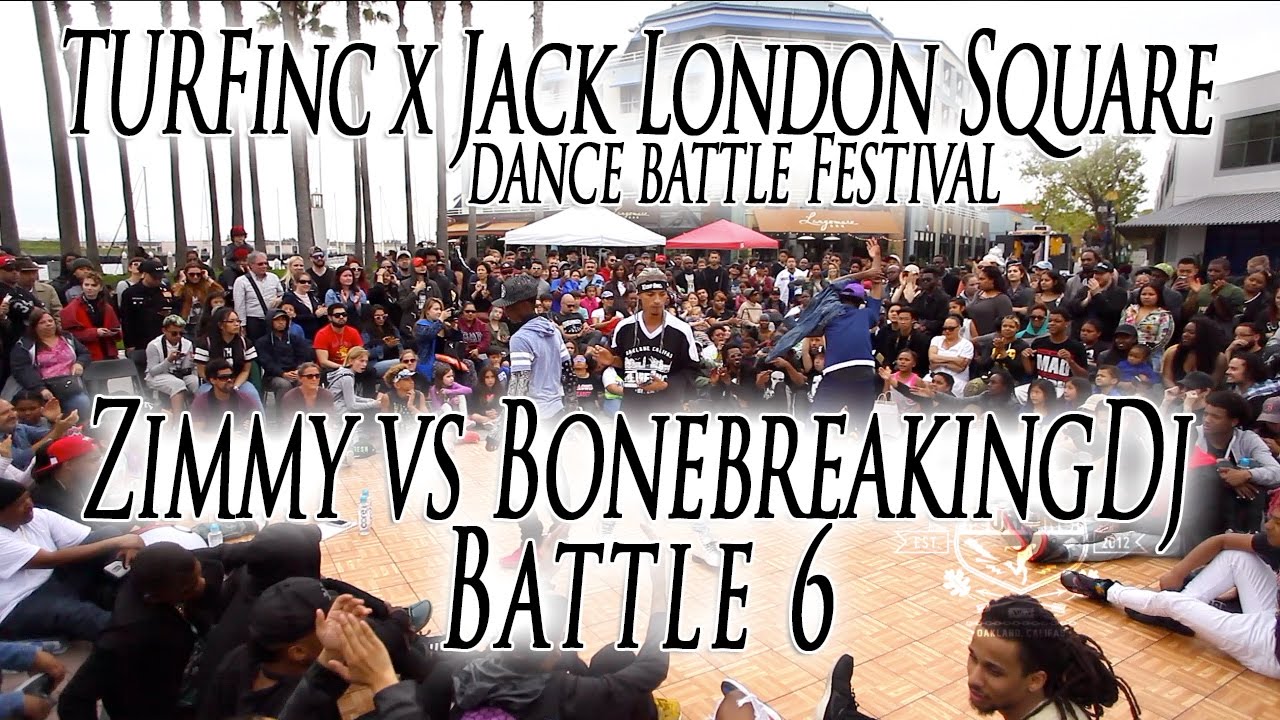 Zimmy vs BonebreakingDj | TURFinc x Jack London Square Dance Battle Festival | Oakland Ca