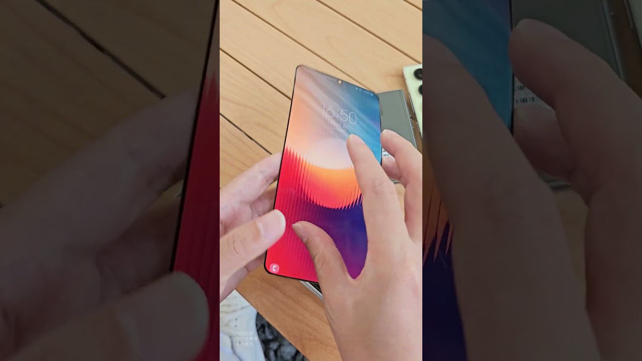 Samsung screen technology showcase, wearable OLED screen, will you like it? Samsung #shorts