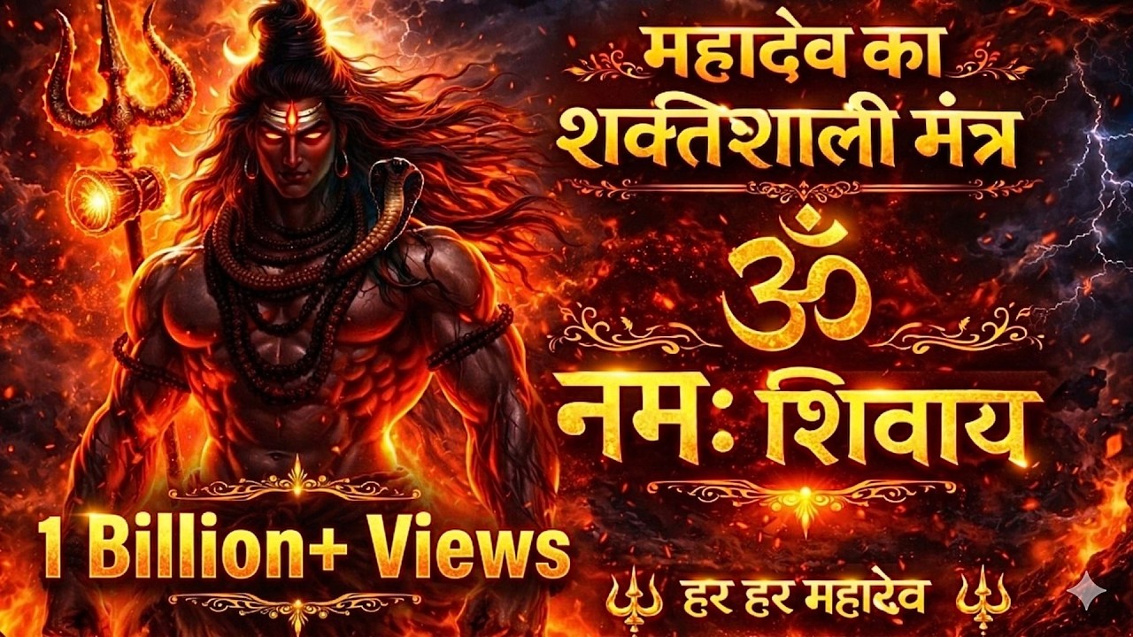 ॐ नमः शिवाय 🔱 | महादेव का शक्तिशाली मंत्र | Har Har Mahadev | Powerful Shiva Mantra | Shiv Bhakti