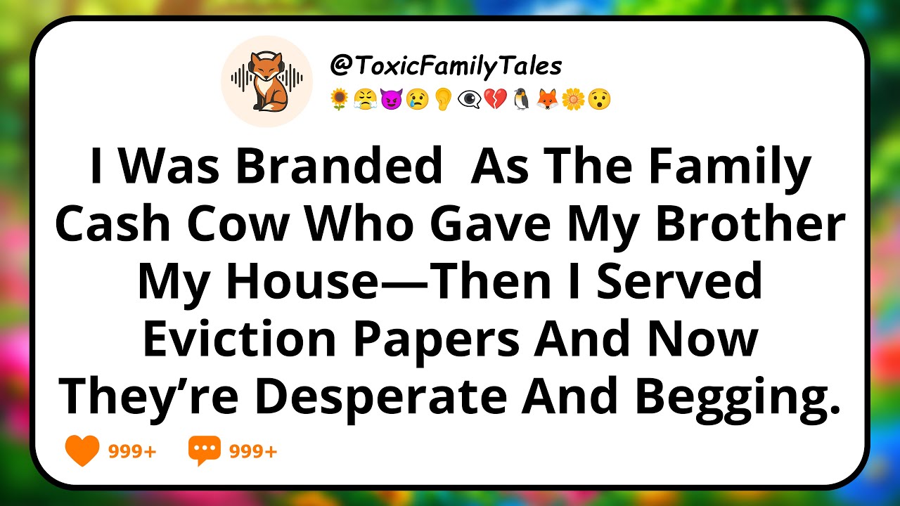 I Was Branded  As The Family Cash Cow Who Gave My Brother My House—Then I Served Eviction Papers And