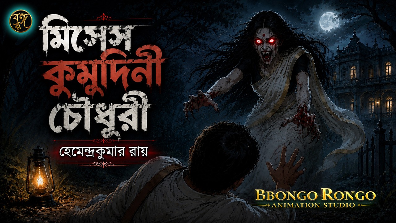 মিসেস কুমুদিনী চৌধুরী || Bangla Horror Story || Hemendra Kumar Roy || Haunted || Bhuter Golpo ||