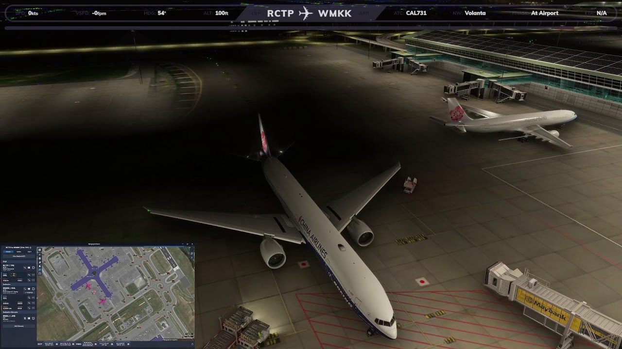[MSFS2024]CAL5865 | RCTP-WMKK (Taipei-Lumpur) VCAL 馬來西亞快線